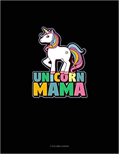 okumak Unicorn Mama: 3 Column Ledger