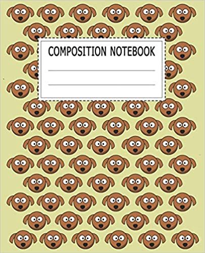 okumak Composition Notebook: Adorable Dog Themed Wide Ruled Composition Notebook For All Dog Lovers