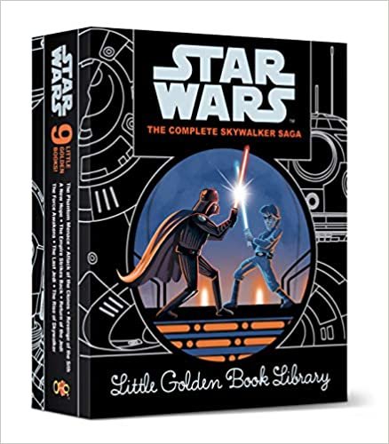 okumak Star Wars Episodes I - IX Little Golden Book Library (Star Wars)