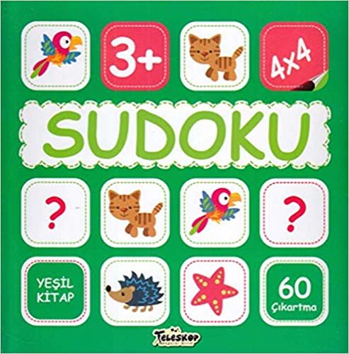 okumak Sudoku 4X4 Yeşil Kitap