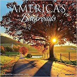 okumak America&#39;s Backroads 2021 Calendar