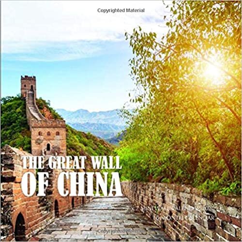 okumak Great Wall of China 7 x 7 Mini Wall Calendar 2020: 16 Month Calendar
