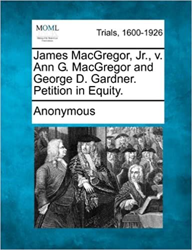 okumak James MacGregor, Jr., v. Ann G. MacGregor and George D. Gardner.  Petition in Equity.