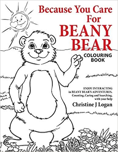 okumak Because You Care for Beany Bear Colouring Books