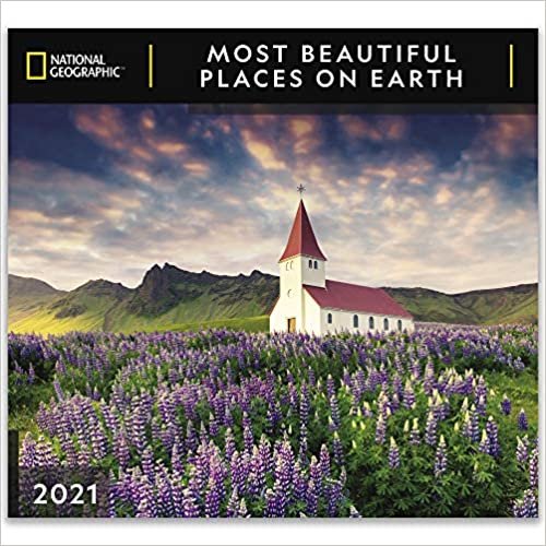 okumak National Geographic Most Beautiful Places on Earth 2021 Wall Calendar