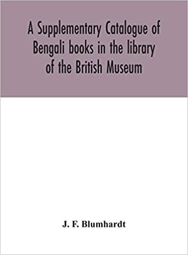 okumak A Supplementary Catalogue of Bengali books in the library of the British Museum