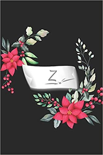 okumak Z: pretty lined journal for girls &amp; women, cute initial letter Z notebook &amp; diary - floral print