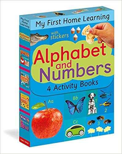 okumak Alphabet and Numbers: Alphabet A to M; Alphabet N to Z; Numbers 1 to 5; Numbers 6 to 10 (My First Home Learning)