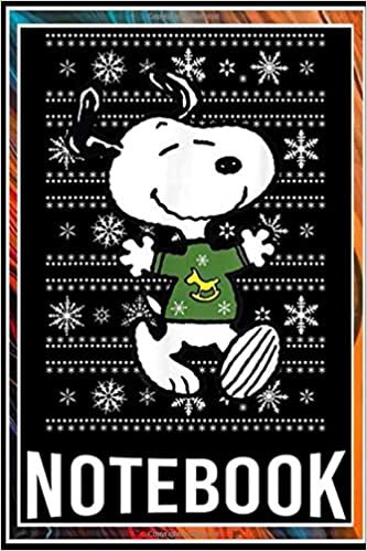 okumak Notebook: Peanuts Snoopy Happy Holiday notebook 100 pages 6x9 inch by Sane Jime