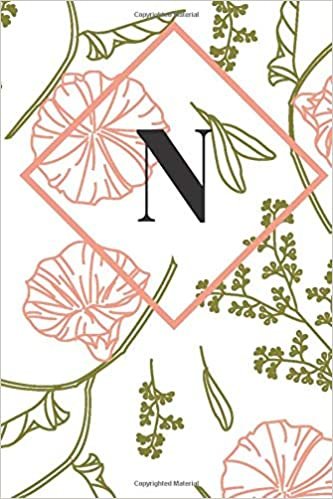 okumak N: Monogram Initial &quot;N&quot; Notebook for Women and Girls,