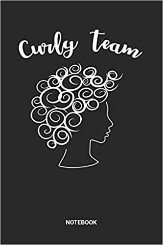 okumak Notebook: Natural Curly Hair Themed Notebook (6x9 inches) with Blank Pages ideal as a Curliness hairstyle Journal. Perfect as a Curled or Permed Afro ... and Girls. Great gift for Kids and Women.