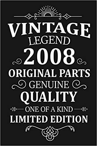 okumak Vintage Legend 2008 Original Parts: Happy 12th Birthday 12 Years Old Vintage Gift