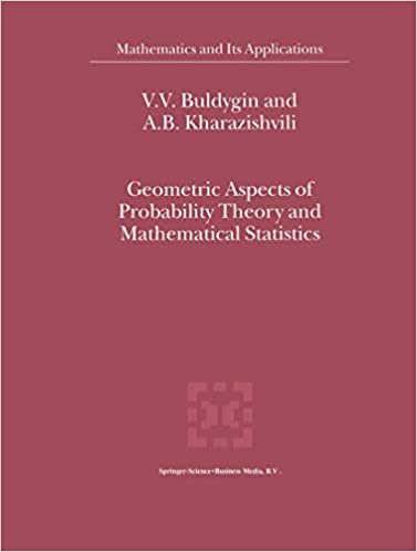 okumak Geometric Aspects of Probability Theory and Mathematical Statistics (Mathematics and Its Applications (closed))