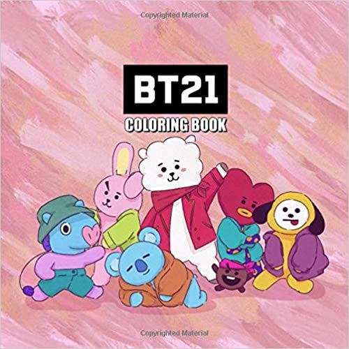 okumak BT21 Coloring Book: BT21 Coloring Pages for Everyone, Adults, Teenagers, Tweens, Older Kids, Boys, &amp; Girls, ... Practice for Stress Relief &amp; Relaxation