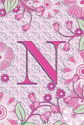 okumak N: 6&quot; x 9&quot; Personalized Monogram Initial N Matte Paperback Notebook Journal Diary 120 Pages (60 sheets) Wide-Ruled Blank Lined For Girls And Women