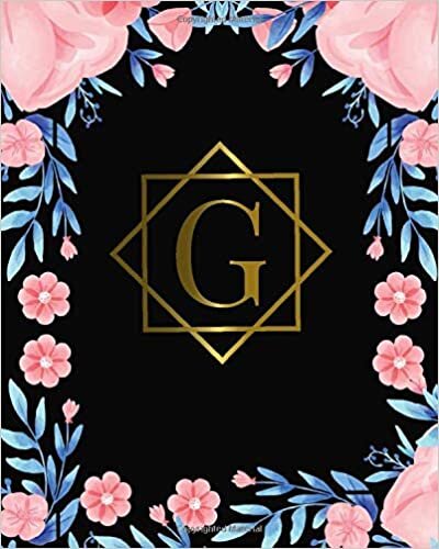 okumak G: Nifty 2020-2021 Floral 2 Year Weekly Planner, Agenda &amp; Organizer for Girls &amp; Women | Funny Holidays &amp; Inspirational Quotes, Vision Boards, To-Do’s &amp; Notes | Initial Monogram Letter G