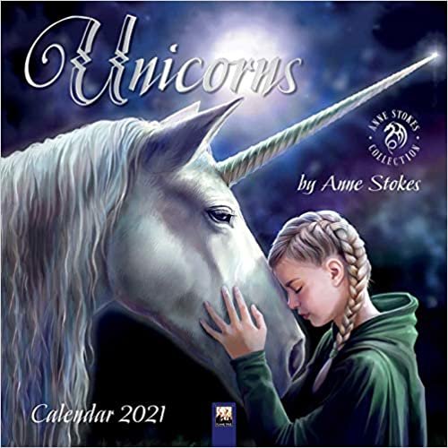 okumak Unicorns by Anne Stokes – Einhörner von Anne Stokes 2021: Original Flame Tree Publishing-Kalender [Kalender] (Wall-Kalender)