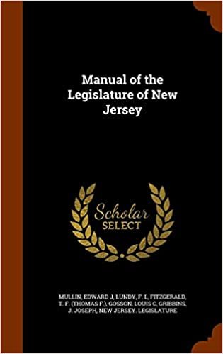 okumak Manual of the Legislature of New Jersey
