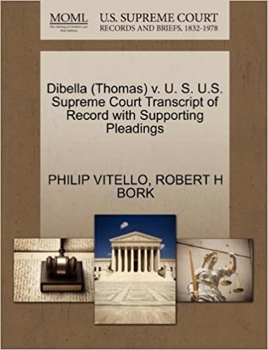 okumak Dibella (Thomas) v. U. S. U.S. Supreme Court Transcript of Record with Supporting Pleadings