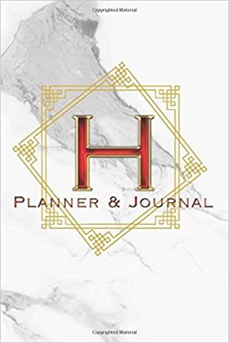 okumak H Planner &amp; Journal: Initial Gold Letter H : Write your dreams and vision down in this inspirational journal.- Take the time to review your dreams ... START DATE AND FINISH DATE IN YOUR PLANNER )