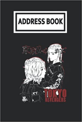 okumak Address Book: Tokyo Revengers Anime Manga Gang Arts Telephone &amp; Contact Address Book with Alphabetical Tabs. Small Size 6x9 Organizer and Notes with A-Z Index for Women Men