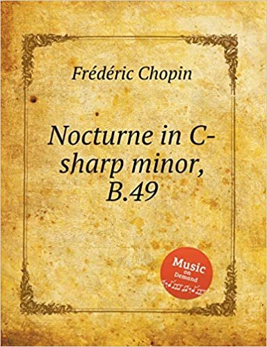 okumak Nocturne in C-sharp minor, B.49 (Musical Scores)