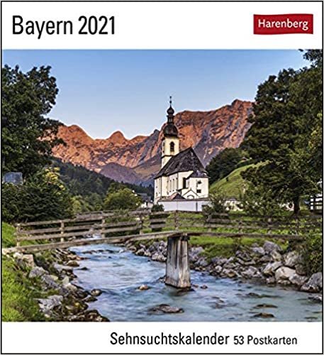 okumak Bayern 2021: Sehnsuchtskalender, 53 Postkarten