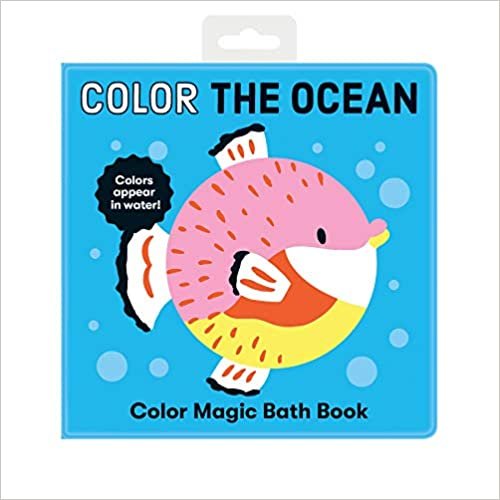 okumak Color the Ocean (Color Magic Bath Book)