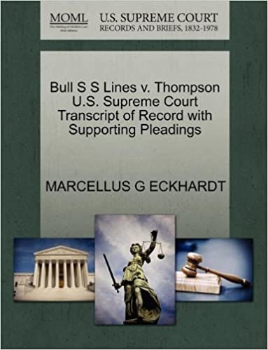 okumak Bull S S Lines v. Thompson U.S. Supreme Court Transcript of Record with Supporting Pleadings