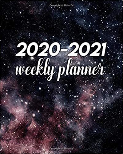 okumak 2020-2021 Weekly Planner: Gorgeous Vast Cosmos Two Year Weekly Daily Organizer &amp; Schedule Agenda | Beautiful Galaxy 2 Year Calendar with To-Do’s, U.S. ... Inspirational Quotes, Vision Board &amp; Notes