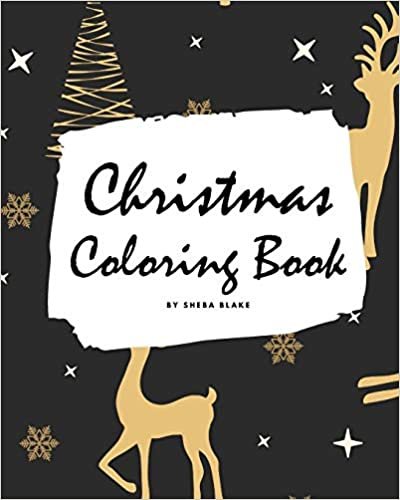 okumak Christmas Coloring Book for Adults (Large Softcover Adult Coloring Book)