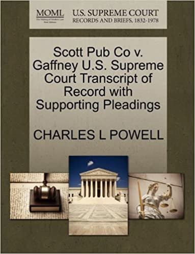 okumak Scott Pub Co v. Gaffney U.S. Supreme Court Transcript of Record with Supporting Pleadings