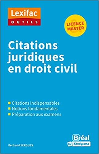 okumak Citations juridiques en droit civil (Lexifax outils)