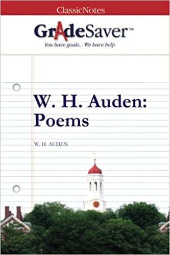 okumak GradeSaver (TM) ClassicNotes: W. H. Auden Poems