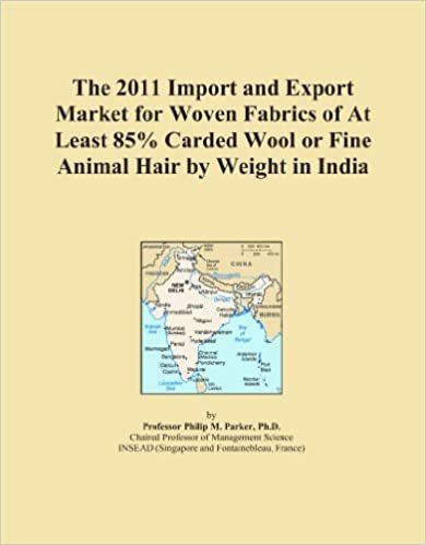 okumak The 2011 Import and Export Market for Woven Fabrics of At Least 85% Carded Wool or Fine Animal Hair by Weight in India