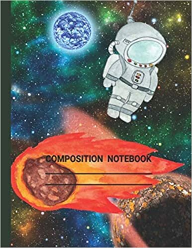 okumak Composition Notebook: Back to school Galaxy themed Composition noteBook for kids girls s Students for Home School College for Writing Notes