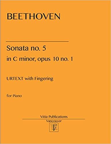 okumak Beethoven Sonata no. 5 in c minor: op. 10 no. 1