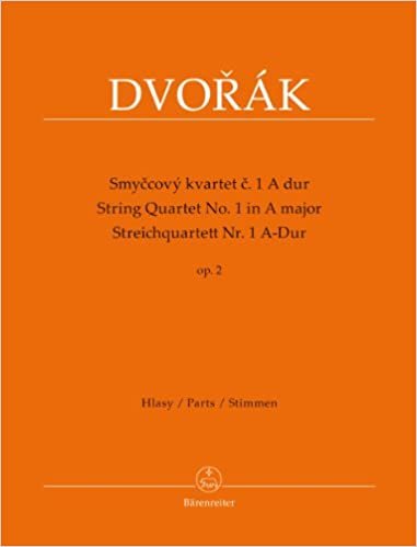 okumak Streichquartett Nr. 1 A-Dur op. 2 (Smyccový kvartet c. 1 A dur op. 2): Stimmen