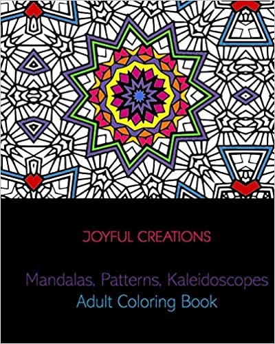 okumak Mandalas, Patterns, Kaleidoscopes: Adult Coloring Book