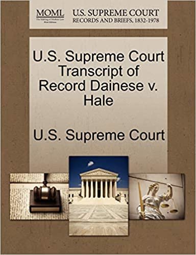 okumak U.S. Supreme Court Transcript of Record Dainese v. Hale