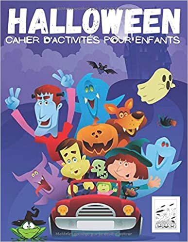 okumak Halloween: cahier d&#39;activités pour enfants: Coloriage, point à point, labyrinthes, puzzles et plus.