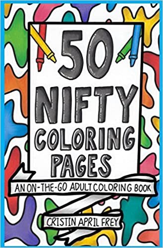 okumak 50 Nifty Mini Coloring Pages: An On-The-Go Adult Coloring Book