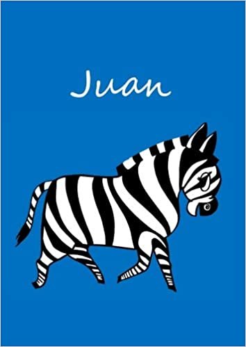 okumak Juan: individualisiertes Malbuch / Notizbuch / Tagebuch - Zebra - A4 - blanko