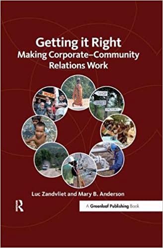 okumak Getting it Right: Making Corporate-Community Relations Work