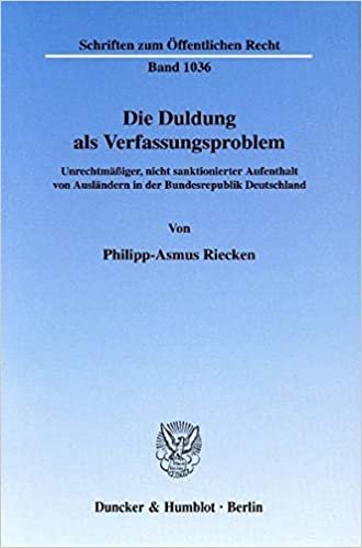 okumak Riecken, P: Duldung als Verfassungsproblem