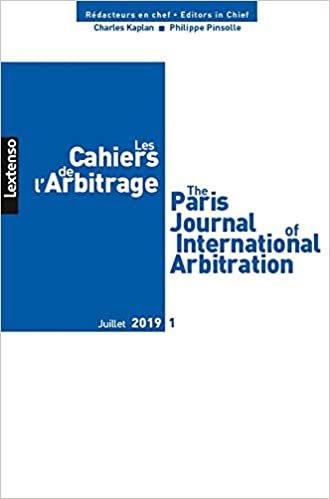 okumak LES CAHIERS DE L ARBITRAGE N 1-2019: CAPJIA N°1-2019