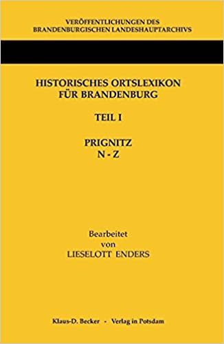 okumak Historisches Ortslexikon für Brandenburg, Teil I, Prignitz, Band N-Z