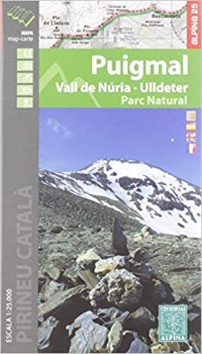 okumak Puigmal / Vall de Nuria / Ulldeter carte&amp;guide de rand. (SERIE E 25 - 1/25.000)