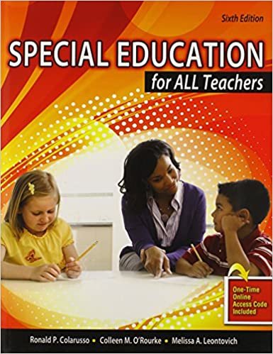 okumak Special Education for All Teachers COLARUSSO RONALD P; O&#39;ROURKE COLLEEN M and LEONTOVICH MELISSA
