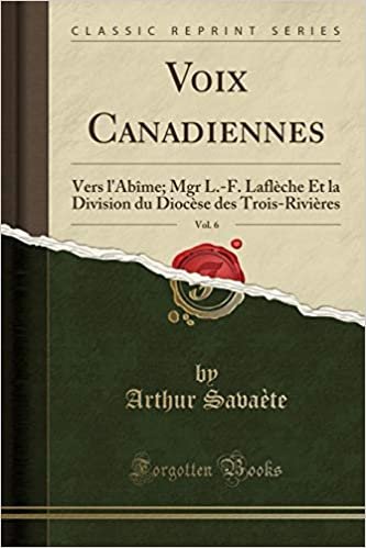 okumak Voix Canadiennes, Vol. 6: Vers l&#39;Abîme; Mgr L.-F. Laflèche Et la Division du Diocèse des Trois-Rivières (Classic Reprint)